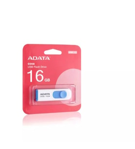 ADATA C008 16 GB Flash Bellek USB 2.0 - Sürgülü Beyaz-Mavi