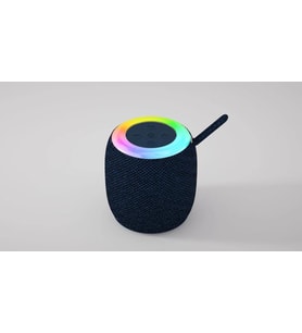 Torima D10 Taşınabilir Rgb Ledli Bluetooth Hoparlör Usb-Fm Radyo Lacivert