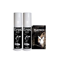 Eros Erkeklere Özel Zaman Stop Spreyi 20 ml (Black) + KaydırıcıJel