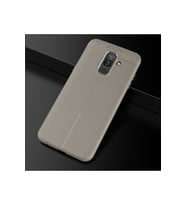 Samsung Galaxy J4 Uyumlu Kılıf Zore Niss Silikon Kapak (Gri)