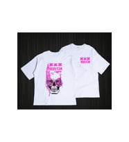 Unisex Pink HOOLİGAN Tshirt (Beyaz)