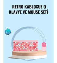 Mey İthalat® Bluetooth Klavye Mouse Kombinasyonu – Usb Alıcılı, Kompakt, Uzun Ömürlü