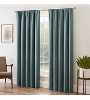 Lexroo Tricia Modern Oda Karartma Termal Çubuk Cep Pencere Perdesi Yatak Odası için, 132 cm x 241 cm