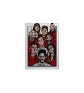 Ghostbastır Design La Casa Da Papel 99 Parça Ayaklı Puzzle – Dekoratif Çocuk Yapbozu 096