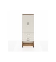 Arges Dolap 4 Raflı 3 Çekmeceli 2 Kapaklı 88x30x243 Çam-Aytaşı