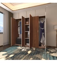 Kenzlife gardırop 5 kapılı horozibiği 180*200*52 cvz XLARGE kapaklı gardolap dolap