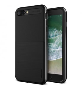 VRS iPhone 8 Plus / 7 Plus ile Uyumlu New High Pro Shield Kılıf Metal Black