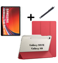 Samsung Galaxy Tab S10 Lite FE/S10/S9 FE/S9 Kılıf SET PU Deri Smart Tablet Kilif
