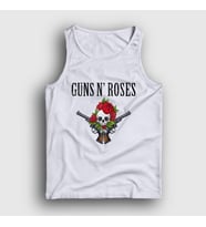 Presmono Unisex Beyaz Bunch Guns N' Roses Atlet 56446tt