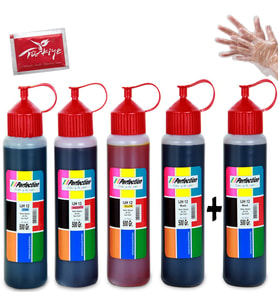PERFECTİON GI-40 BK GI-40 CMY Canon Tanklı Yazıcı Uyumlu Mürekkep Seti 5X500 gr. 35.000 sf.