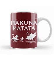 Hakuna Matata Kupa Bardak Porselen