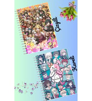 Danganronpa defter seti 2 adet A4 boyutu 21*30 çizgili + kareli 60 syf