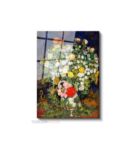 Dikey Cam Tablo Salon Duvar Tablosu Dikey Cam Vangogh 59 Yeni Ev Hediyesi Ofis Tablosu