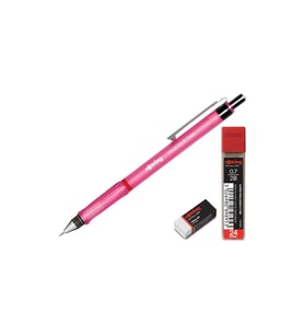Rotring Okul Seti Visuclick Versatil + Uç Silgi 0.7 MM Pembe