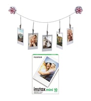 Instax Tüm Mini Makineler ile Uyumlu 10'lu Film ve 5'li Resim Askısı