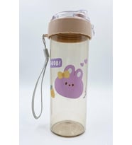 Good Tavşan Desenli Su Matarası Askılı Okul Suluk 400 ML