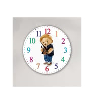 bilge Tasarım çocuk odası Duvar Saati 30 x 30 CM (Karışık)