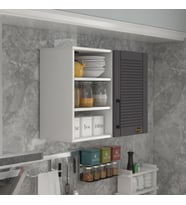 Kenzlife hazır mutfak dolabı roka90 gri mod2 90*080*32 mebran kapak suntalam gövde