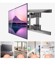 Duhaline Lg 65" 165 Ekran Led Tv Uyumlu Nb P6 Hareketli Televizyon Askı Aparatı Güçlendirilmiş Çelik Kollu