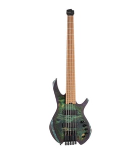 Cort SPACE5SDG Headless 5 Telli Bas Gitar - Star Dust Green (Profesyonel)  5 Telli Konfigürasyon, Başsız Tasarım Avantajı ile Mükemmel Denge, Geniş Dinamik Aralık ve Modern İcra