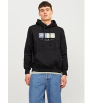 Jack & Jones Jorfrederiksberg Box Erkek Sweatshirt (Siyah)