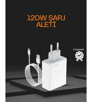 120 Watt Type C Şarj Başlığı Poco X3 X4 X5 Pro Uyumlu
