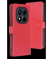 Redmi Note 15 Pro 5G Trend S Plus Kapaklı Kılıf - Kırmızı