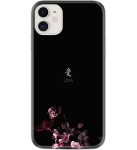 Apple iPhone 11 12 13 Mini Kılıf Desemli Silikon Love 1629