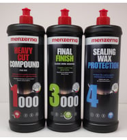 Menzerna 1000 3000 Sealingwax Kalın Pasta Hare Boya Kor. Set 1 LT