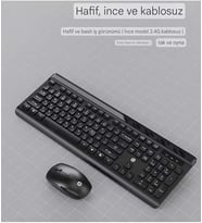 Hp Cs500 Kablosuz Klavye Mouse Set Kombo İngilizce (Çok Renkli)