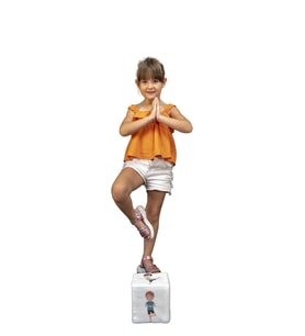Pediaswiss Eğitici ve Geliştirici Küp Çocuk Yoga Küp 14x14x14 cm