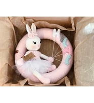 Amigurumi Tasarım Kapı Süsü (Pembe-Mavi)