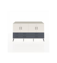 Kronos Konsol 6 Raflı 6 Çekmeceli 4 Kapaklı 176x59x99 Aytaşı-Aytaşı/Antrasit