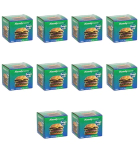 Handynorm Hamburger Burger Pide Tost Sandviç Kılıfı Poşeti - 12.5x12.5 Cm. - 2000 Adetlik 10 Kutu