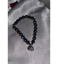 Çİn Takvimi Burçları Çharm Mavi Kuvars Doğal Taş Bileklik Hand Made El İşi Feng Shui Ejderha Yılı Ko