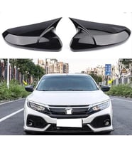 Honda Civic Fc5 Yarasa Ayna Kapağı Batman Piano Black