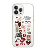 Iphone 12 PRO Uyumlu Lana Del Rey Sticker Tasarımlı Şeffaf Telefon Kılıfı