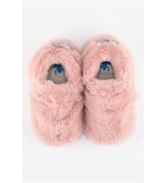Hopfrög Furry Furry Pembe Kürk Barefoot Patik (Hediye Seti)