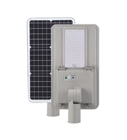 Forlife 120 Watt Endüstriyel Güneş Enerjili Solar Sokak ve Yol Aydınlatma Armatürü (Beyaz)