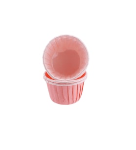 Cupcake Kalıbı Büyük Boy Düz Renk  62*40 Mm (50 Adet)  Pembe