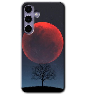 Galaxy S24 Kılıf HD Desen Baskılı Kılıf - Kanlı Ay