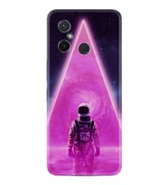 Xiaomi Redmi 12c Kılıf Resimli Desenli Silikon Platinium Series Astro Purple2 1907