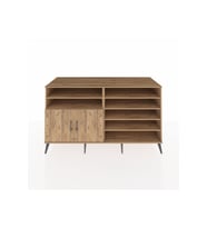 Kronos Konsol 7 Raflı 2 Kapaklı 176x59x99 Çam-Çam/Aytaşı