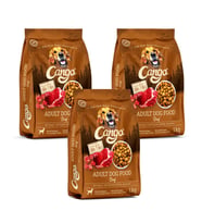 Cango Yetiskin Kopek Maması Etli (BİFTEKLİ) 1kg 3 Adet