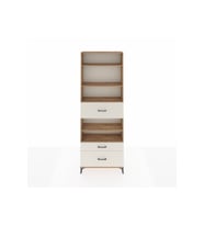 Arges Dolap 5 Raflı 3 Çekmeceli 88x30x243 Çam-Aytaşı