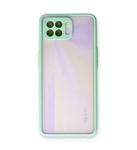 Oppo Reno 4 Lite Kılıf Montreal Silikon Kapak - Turkuaz