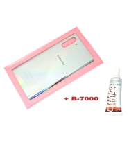 Tkgz Samsung Galaxy NOTE 10 Arka Pil Batarya Kapağı (CAM+B-7000) GRİ
