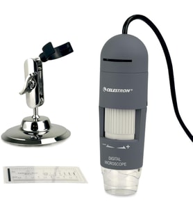 Celestron 44302-C Deluxe Dijital El Mikroskobu Gri (Çok Renkli)