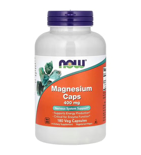 Magnesium Caps, Oxide , Citrate & Aspartate 400 mg, 180 Veg Capsules