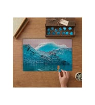 Buzullar - Buz Dağları Tasarımı 240 parça Ahşap Puzzle Ahşap Kutuda MP08534